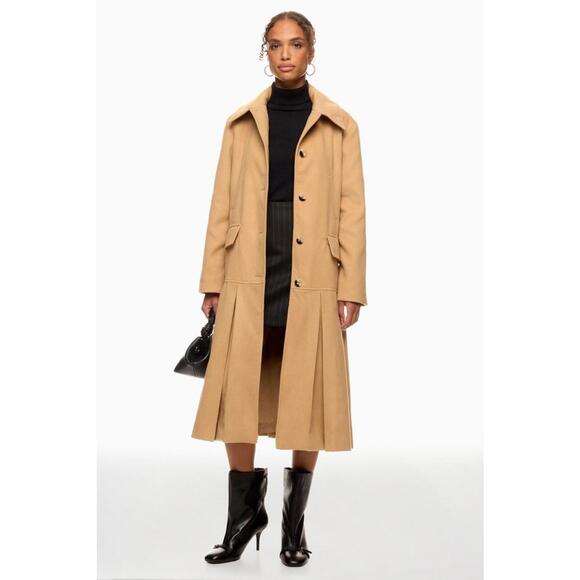 Samantha Sipos Brown Kensington Overcoat Size S